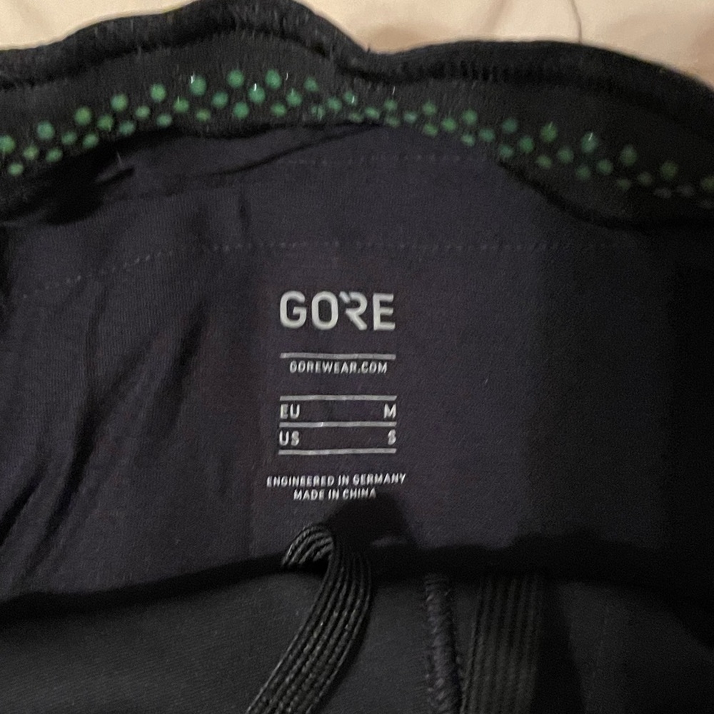 Gore Black Nordic or Bike Pants Medium Windstopper
